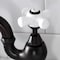 Kingston Brass Bridge Bathroom Faucet with Brass Pop-Up, Oil Rubbed Bronze KS7995PX - alternate 6